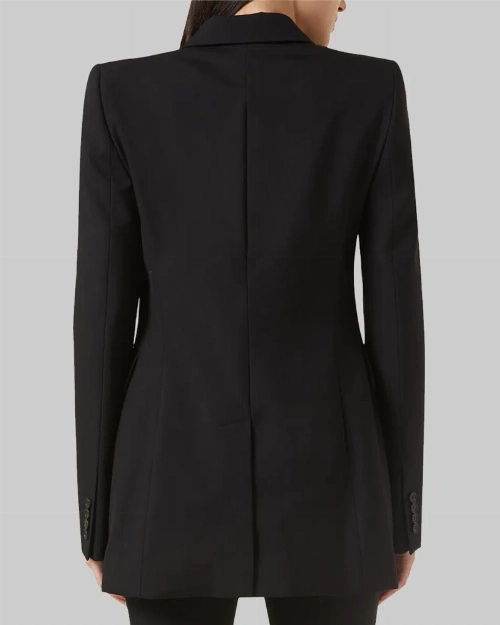 Miley Cyrus Celebrity Black Tailored Blazer for Women