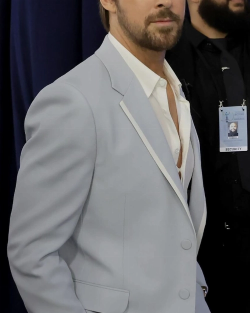Ryan Gosling Guild Awards Blue Suit for Men