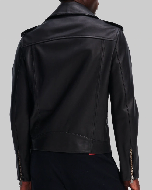 Replica Ryan Gosling Black Biker Jacket from SNL
