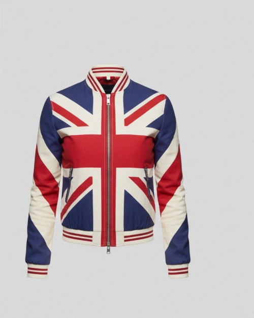 Stylish Men’s Union Jack Jacket  Casual & Iconic Look