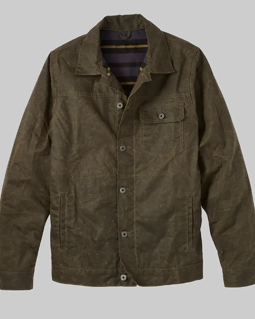 Ghosted Chris Evans Brown Leather Jacket  Movie-Inspired Style