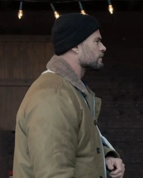 Extraction 2 Chris Tyler Rake Brown Jacket  Movie Inspired Leather