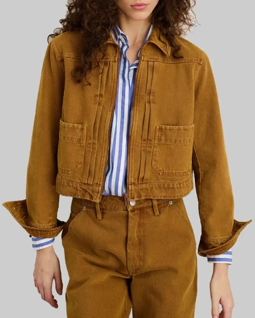 Urban Streetwear Cotton Jacket for Women  Briana Middleton Style