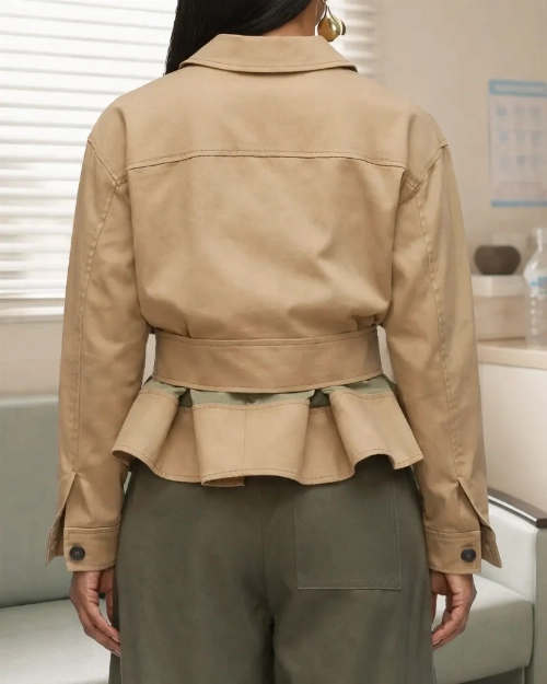 Angela Bassett Green Utility Jacket  Celebrity Inspired Fashion Piece