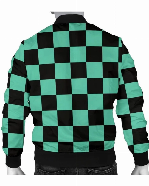 Tanjiro Kamado Demon Slayer Bomber Jacket  Anime Style Outerwear