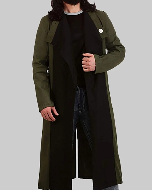 Men’s Silent Bob Trench Coat  Stylish Long Coat for Fans