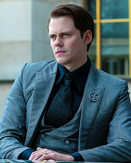 Bill Skarsgård as Marquis Gray Blazer  John Wick Chapter 4 Inspired Look