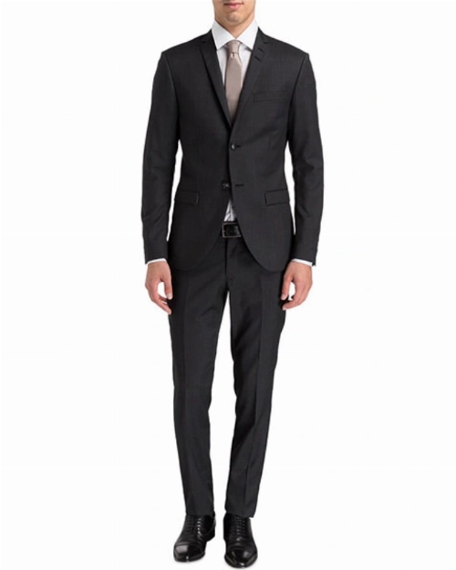 John Wick Charcoal Grey Three Piece Suit  Sharp Formal Style Outfit