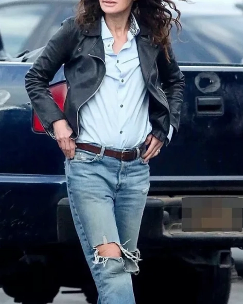 9 Bullets Movie Inspired Lena Headey Black Jacket
