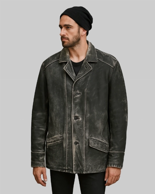 Anthony Bourdain Signature Leather Jacket Outfit