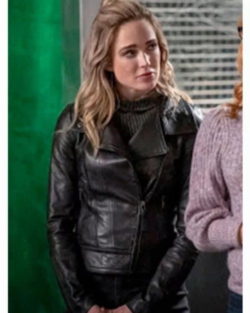 Arrow TV Series Sara Lance Stylish Leather Jacket