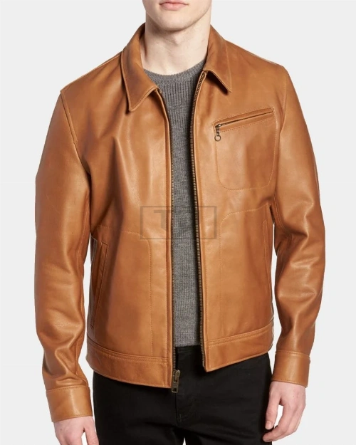 Buttery Soft Brown Leather Jacket - image 1