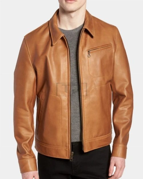 Buttery Soft Brown Leather Jacket - image 3