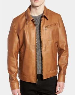 Buttery Soft Brown Leather Jacket - image 1
