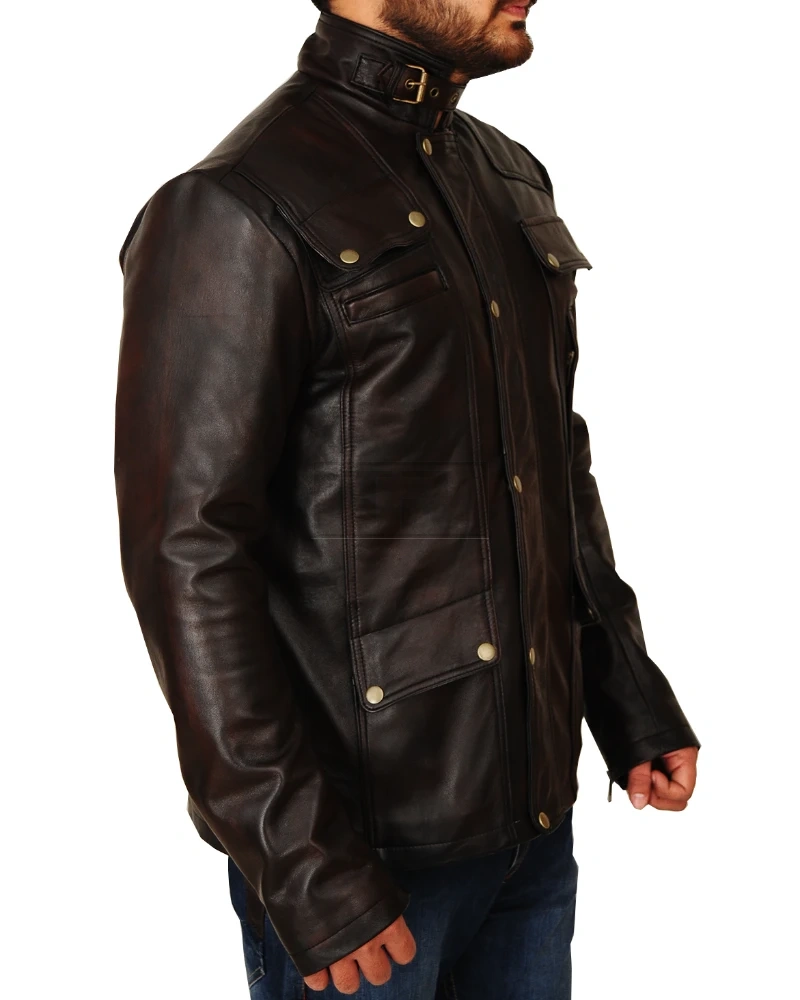 Mens Dark Brown Leather Jacket [13 OFF] TorseJackets