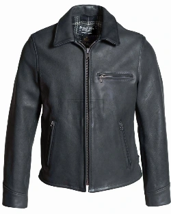 Men's Black Real Leather Rider Jacket - image 5