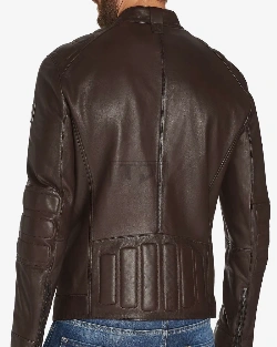 Brown Colour Biker Jacket for Men - image 2