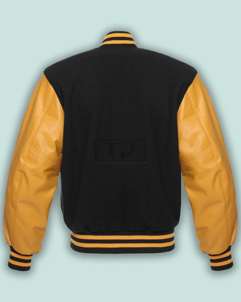 Black & Gold Varsity Jacket - image 2