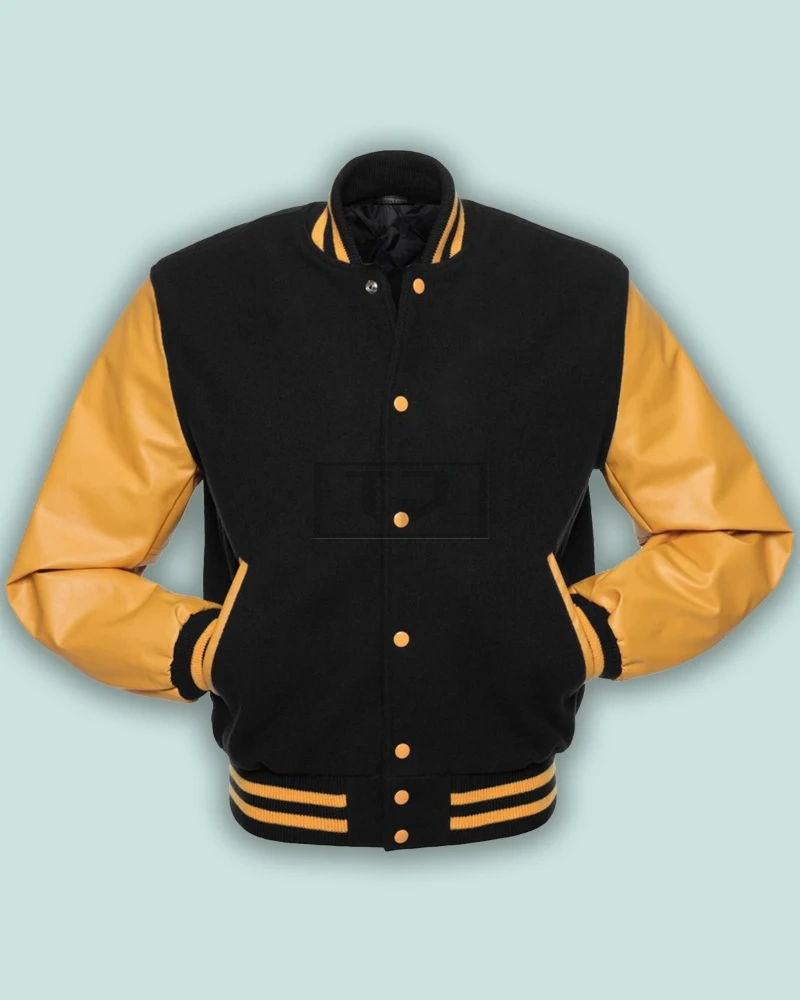 Black & Gold Varsity Jacket - image 3