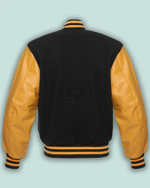 Black & Gold Varsity Jacket - image 2