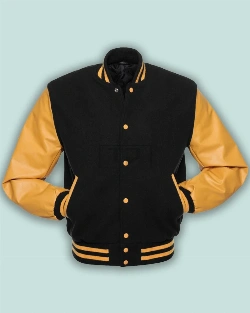 Black & Gold Varsity Jacket - image 3