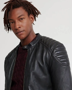 City Racer Leather Jacket For Men - image 4