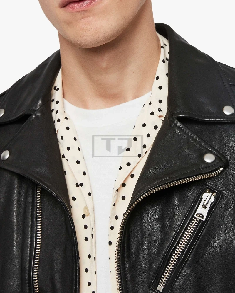 Natty Black Jacket For Men - image 5