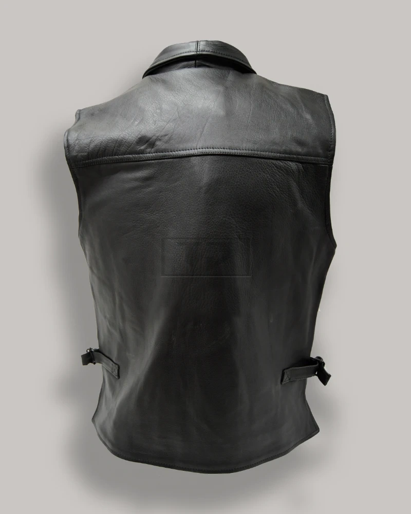 Men Fight Club Leather Vest - image 2