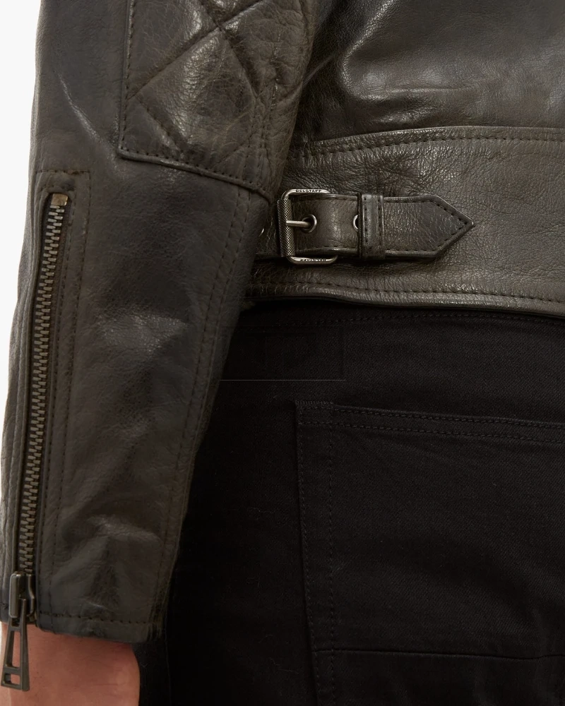 Men Stylish Brown Leather Jacket - image 4