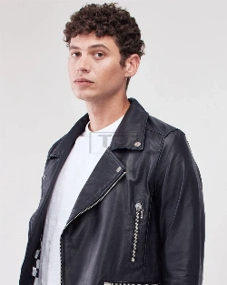 Black Leather Jacket For Men - image 3