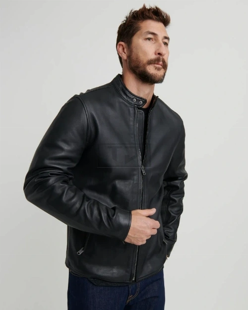 Trendy Black Jacket For Men - image 4