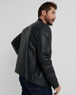 Trendy Black Jacket For Men - image 2