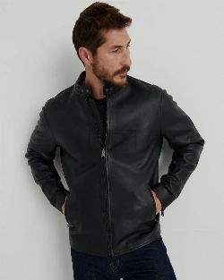Trendy Black Jacket For Men - image 3