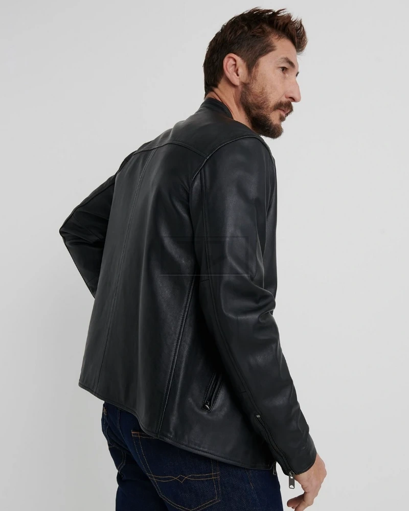 Trendy Black Jacket For Men - image 2