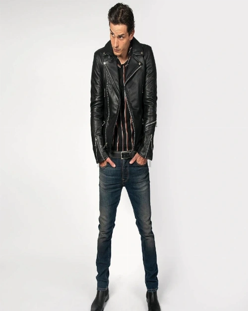 Stunning Black Jacket For Men - image 1
