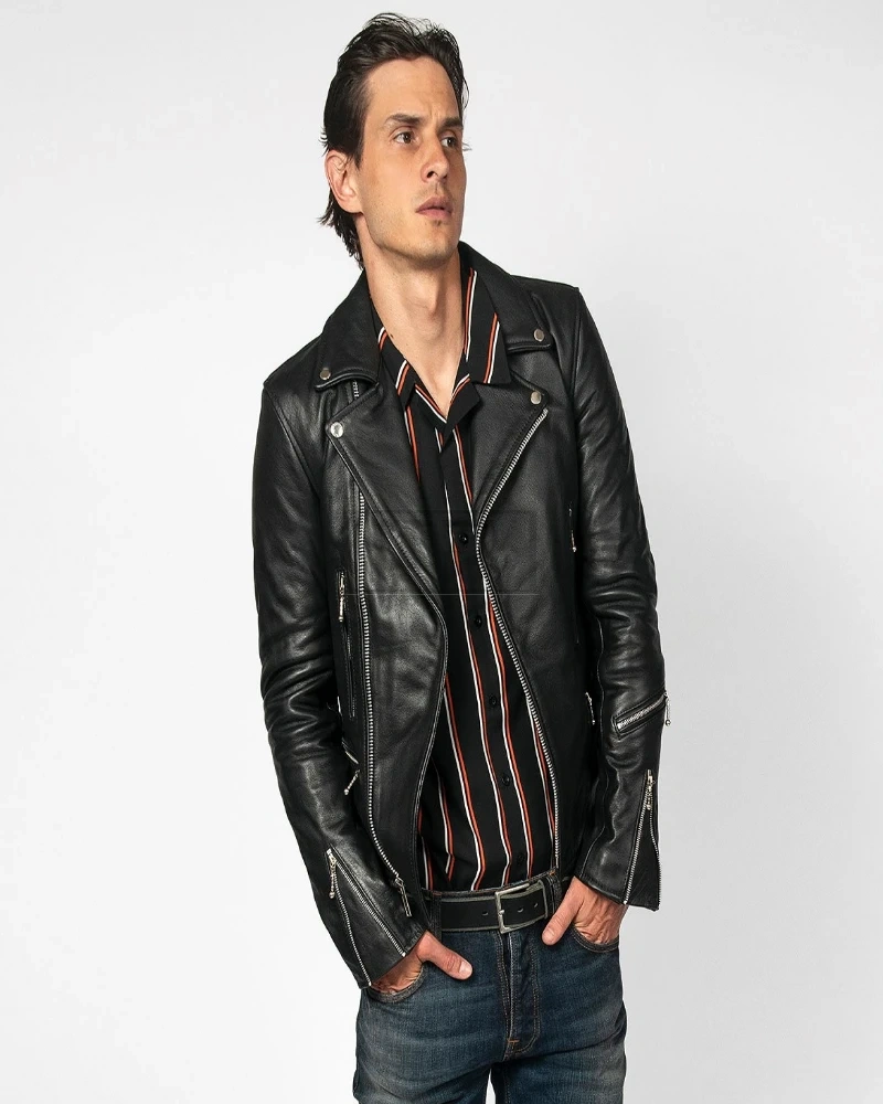 Stunning Black Jacket For Men - image 3