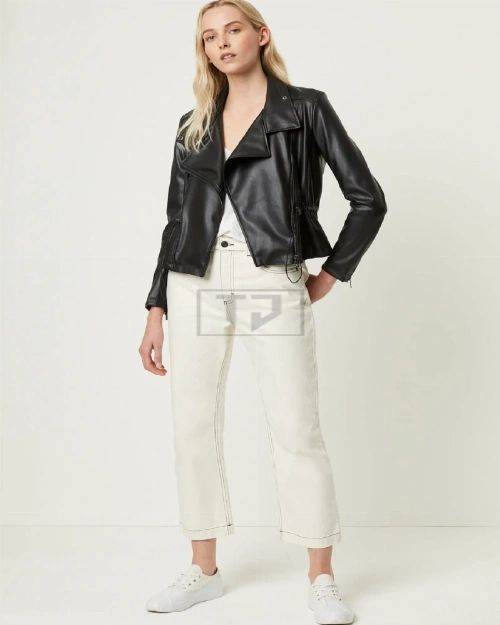 Women Pitch Black Jacket - image 3