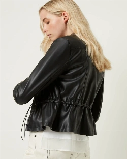 Women Pitch Black Jacket - image 4
