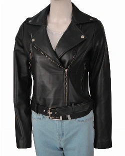 Women Cry Baby Leather Jacket - image 2