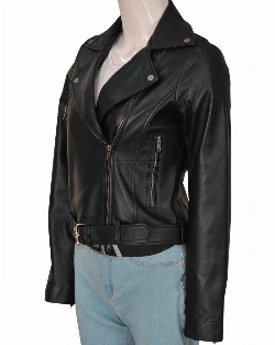 Women Cry Baby Leather Jacket - image 4