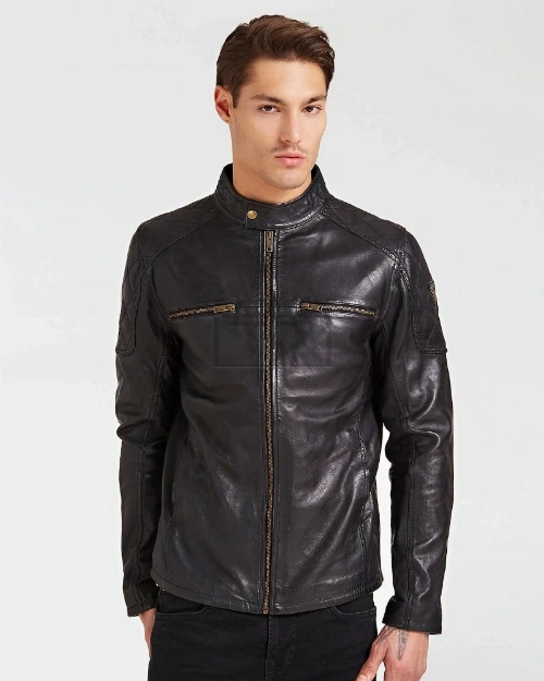 Men Classic Shinny Jacket - image 3