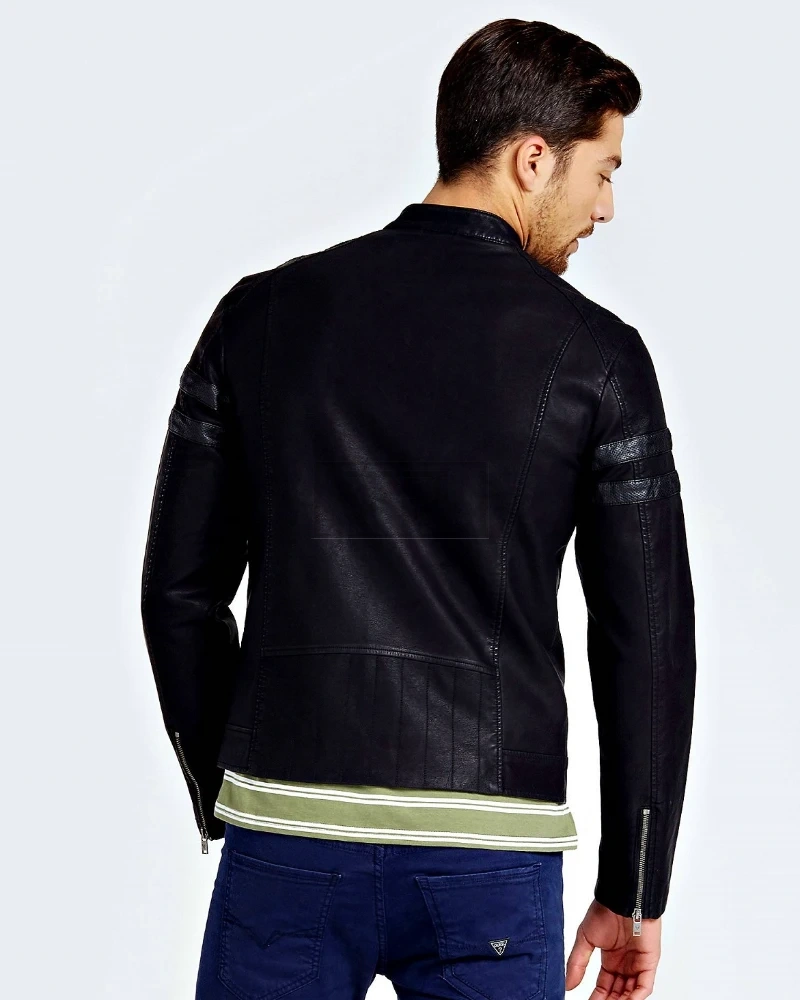 Men Trendy Black Jacket - image 2