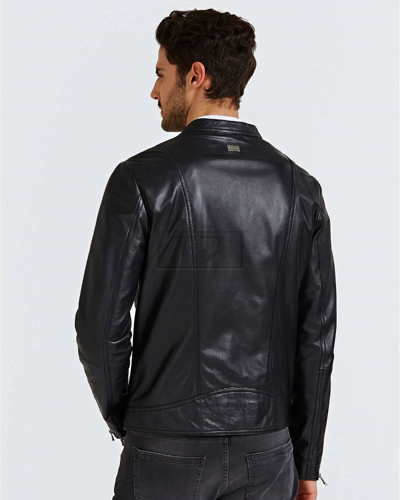 Men's Modern Leather Jacket - image 2