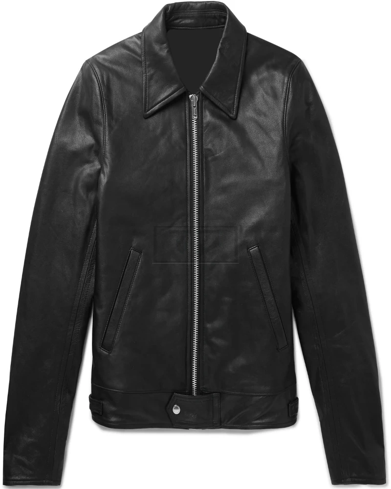 Men Slim Fit Leather Jacket - image 4