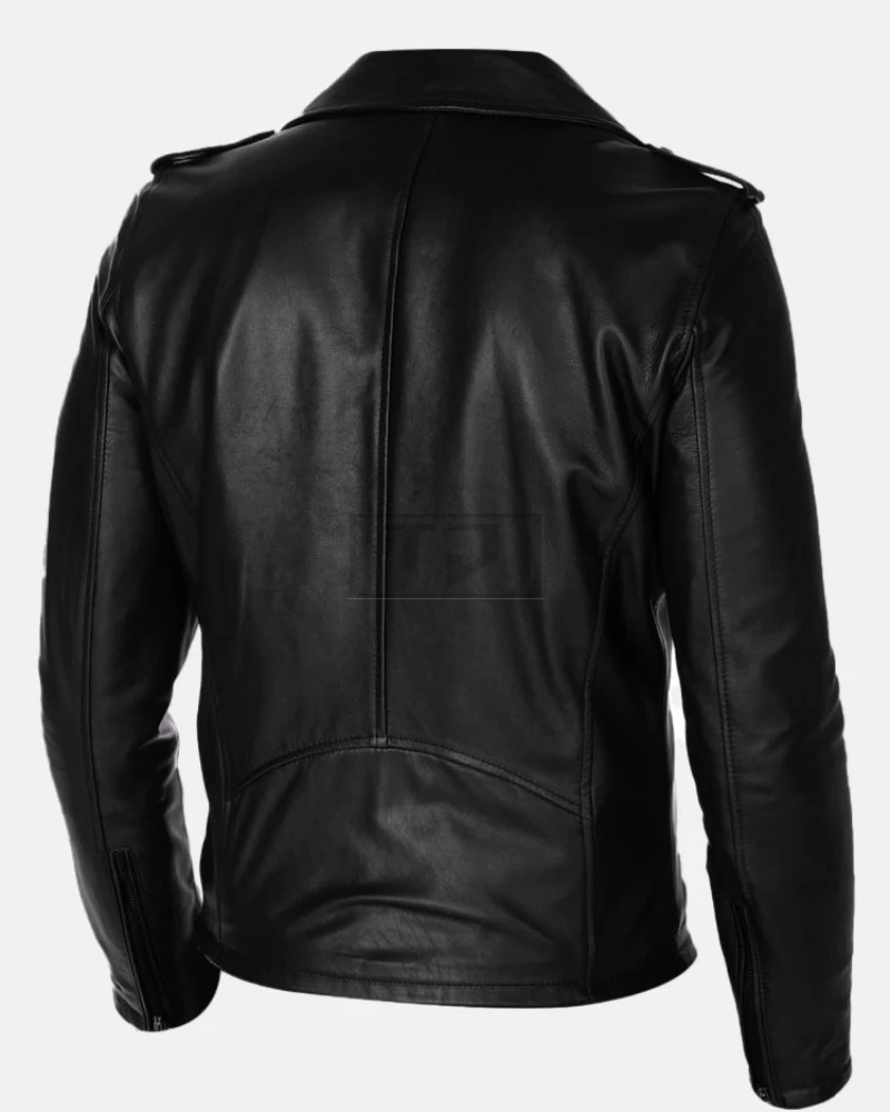 Men Motorcycle Leather Jacket - image 2