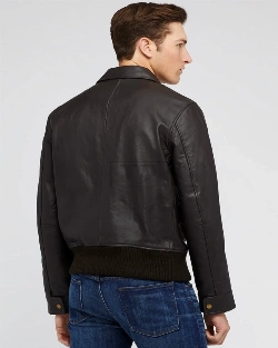 Men Old School Black Jacket - image 2