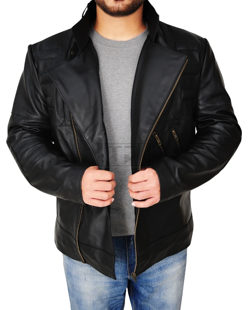 Street Fashion Men's Leather Jacket - image 3