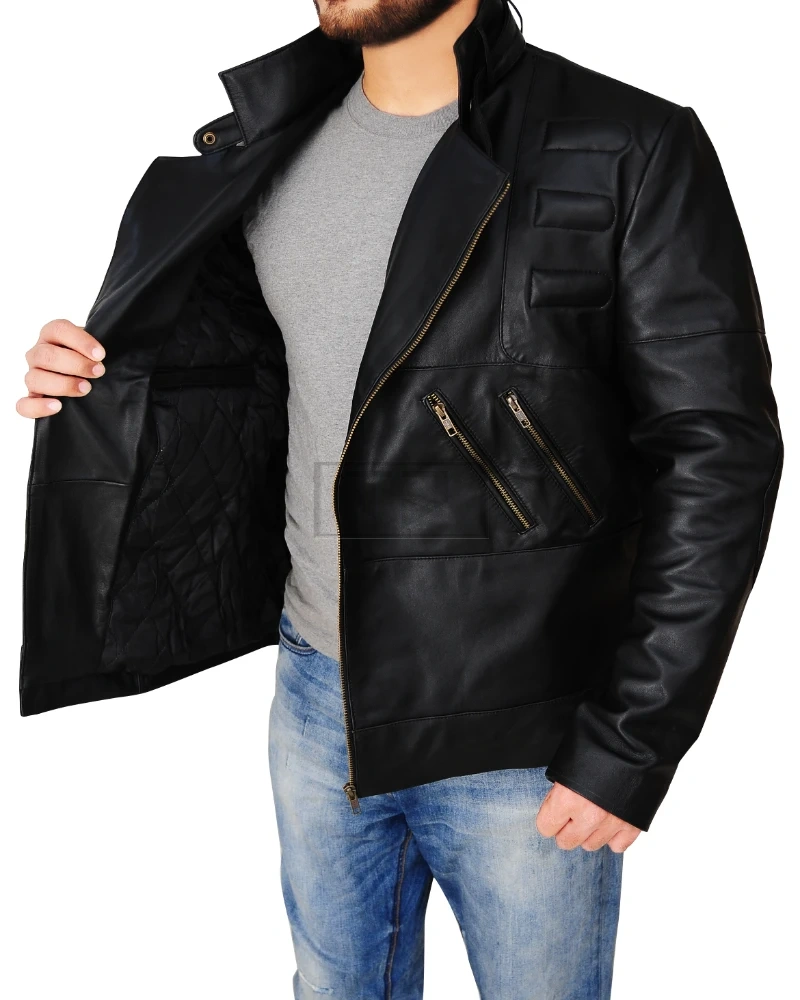 Street Fashion Men's Leather Jacket - image 4