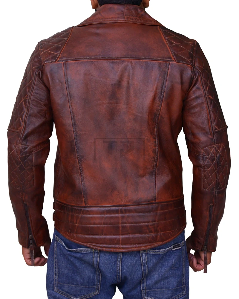 Rusty Brown Vintage Leather Jacket - image 2