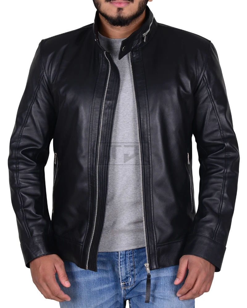 Black Trending Men Jacket - image 1